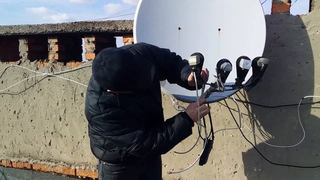 Настройка антени на 46-56-36-31 градус смотреть онлайн