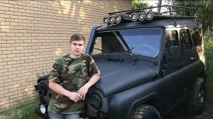 Обзор УАЗ хантер_uaz hunter для бездорожья. лифт, кожаный салон, покраска, грязевая резина