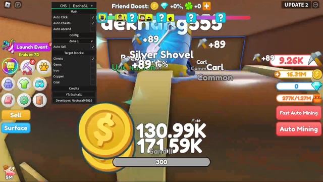 [Roblox] Clicker Mining Simulator Auto Chests / Sell Script ( 2023 Pastebin) смотреть онлайн