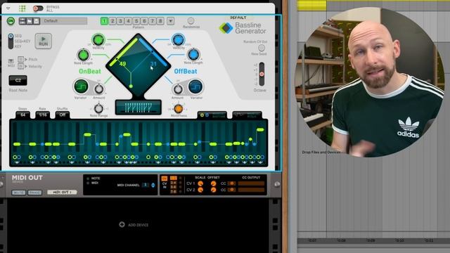 Infinite basslines using sequencers (Reason Bassline Generator) смотреть онлайн