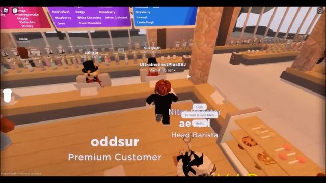 Barista RUNS From Me At Frappe! - ROBLOX Trolling смотреть онлайн