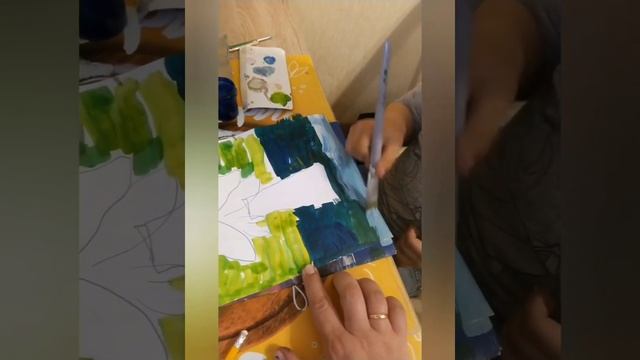 Рисуем с детьми.Букет сирени. смотреть онлайн