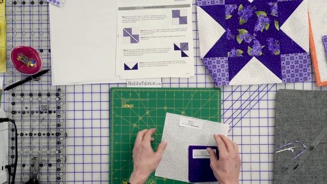 How to Make the Rosy Stars Quilt Blocks | a Shabby Fabrics Tutorial смотреть онлайн