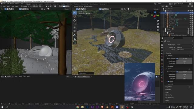 ? CÓMO RECREAR UN PAISAJE EN 3D CON BLENDER Y PHOTOSHOP | TUTORIAL #2: MODELADO EXTRA смотреть онлайн