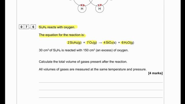 AQA GCSE CHEMISTRY 8462/1H JUNE 2022 PAPER-1H PART- 2 Q6-Q8 SOLVED смотреть онлайн