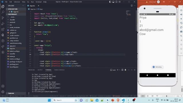 React Native Tutorial #03 What is JSX ? || JSX смотреть онлайн