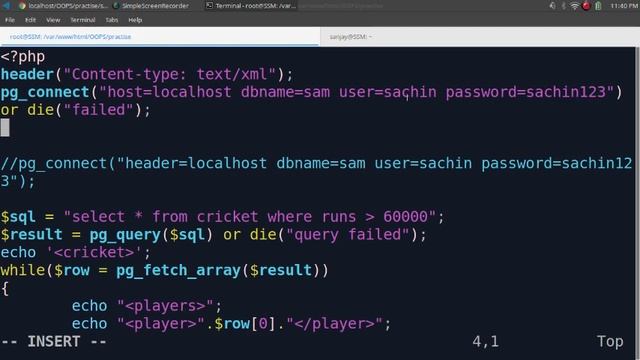 Generate XML file using PHP and Database PostgreSQL смотреть онлайн