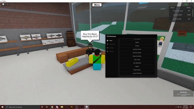 [UPDATED] ROBLOX | LUMBER TYCOON 2 | HACK / SCRIPT | DUPE MONEY + ITEMS | DESTROY MAP | смотреть онлайн