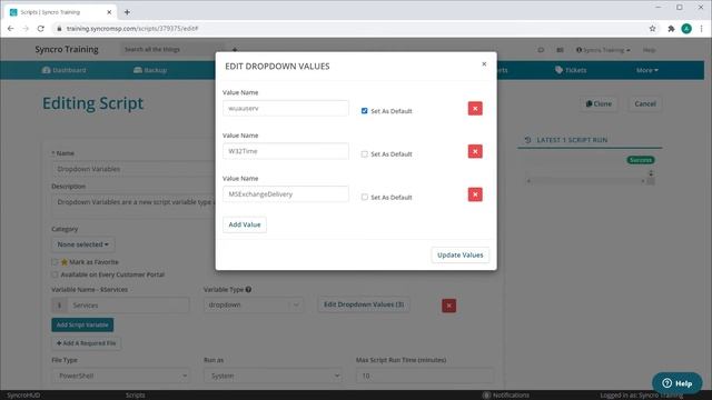 Release Update - Dropdown Variables in Scripts смотреть онлайн
