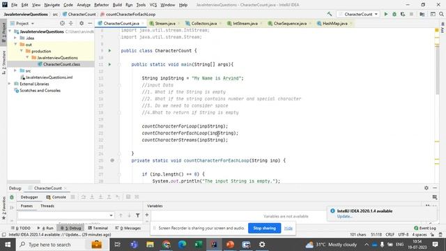JAVA Interview Question #1 | Count Character Occurrences in a String Java. смотреть онлайн