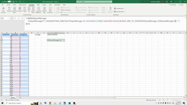 How to convert hexadecimal back to text (ASCII) with a Recursive Lambda смотреть онлайн