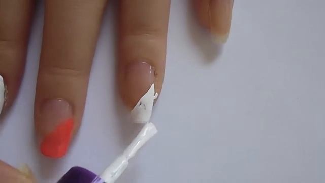 Orange is the new black nails | Оранжевый ажурный маникюр | Σχέδια στα νύχια σε πορτοκαλί τόνους смотреть онлайн