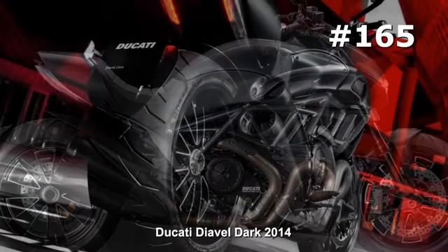 #165. Классный мотоцикл Ducati Diavel Dark 2014 смотреть онлайн