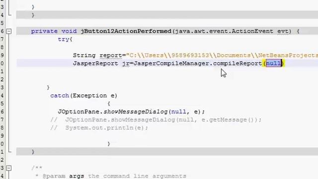 Java prog#116. Reports : Jasper iReports: Open iReports with Java code смотреть онлайн