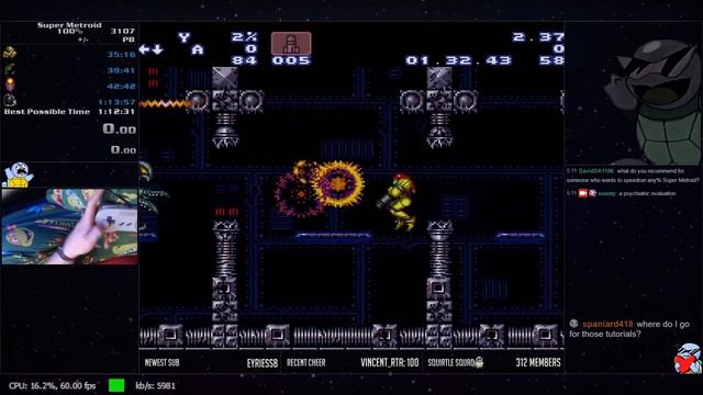 Zeni's Super Metroid 100% Tutorial - Part 1 (Crateria - Green Brin Elevator) смотреть онлайн