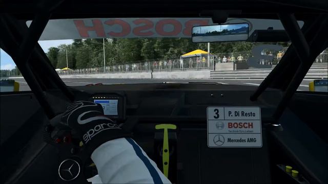 R3E - 2016 Mercedes AMG C63 DTM - Hotlap Norisring - Onboard смотреть онлайн