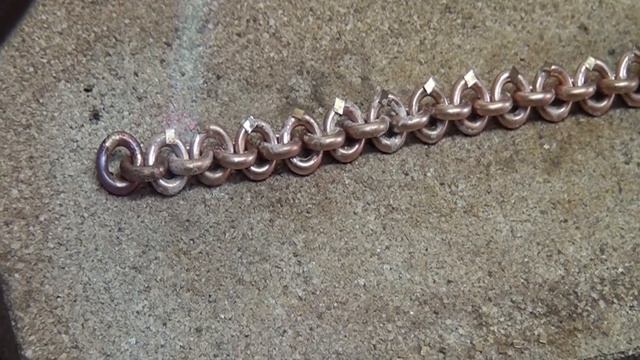 Якорная цепочка, процесс изготовления из золота. смотреть онлайн