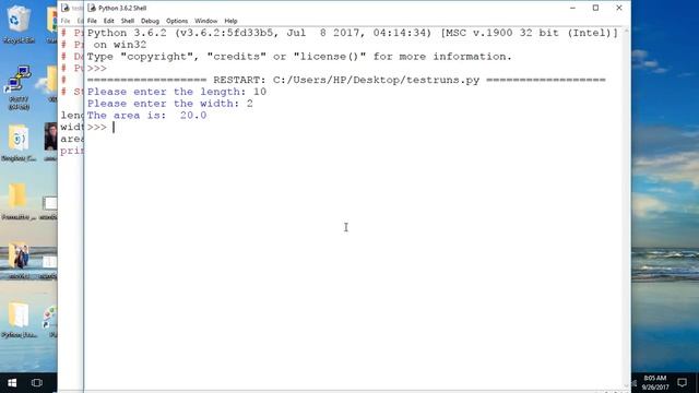 How to put test runs in comments in Python code смотреть онлайн