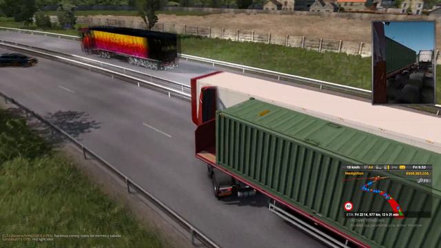ETS2MP NoClip Hack Fun #2 - Calais