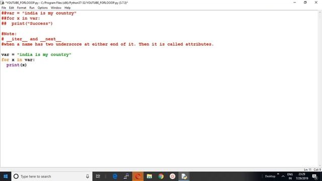 Python DataType Manipulation - Tutoring 2 - Iteration(for loop) смотреть онлайн