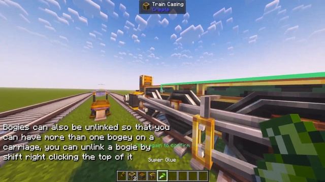How To Use Extended Bogeys Mod | Minecraft | Create Mod смотреть онлайн