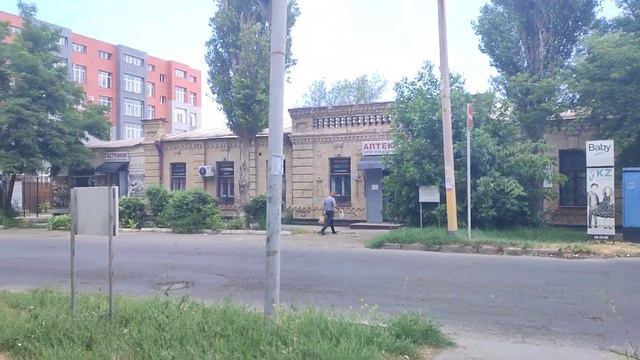 Тараз(Джамбул) По улице Октябрьская(Бектурганова) смотреть онлайн