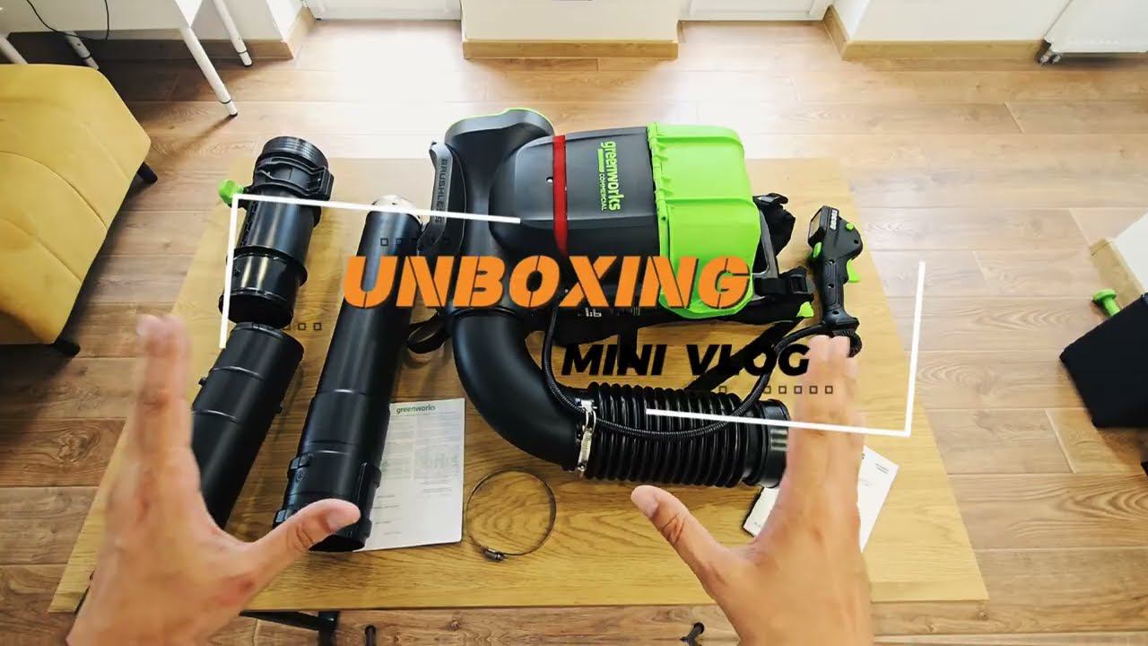 Мощь и Комфорт: Тестирование Ранцевой Воздуходувки Greenworks 82V GD82BP2 смотреть онлайн