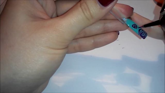 Дизайн Ногтей по мокрому фону✦Абстрактная роза✦Ksana Groza. Nail Art Blog смотреть онлайн