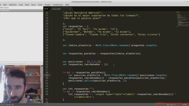 Hacer un trivial con javascript смотреть онлайн