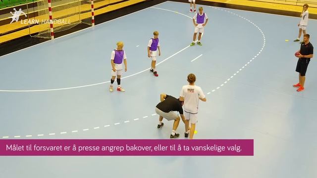 Touchdown sett press på angrepet, Carlos Ortega, Håndballøvelse, Forsvar, Learn Handball (norsk) смотреть онлайн
