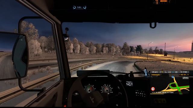 ETS 2: Воронеж - Коломна. МАЗ 5440 смотреть онлайн