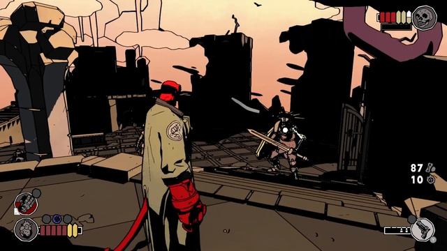 ?Во Что Поиграть???? Hellboy: Web of Wyrd Первый Взгляд Хеллбои бьет морды нечисти смотреть онлайн