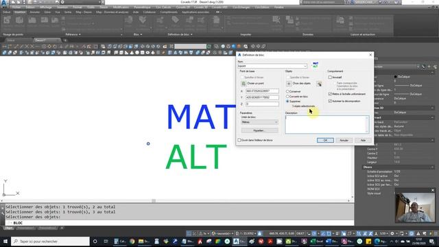 Import dans AutoCAD de coordonnées de points Excel смотреть онлайн