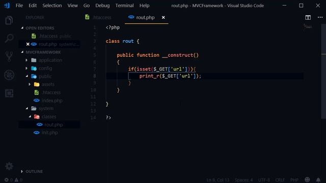 PHP MVC Framework Re-write URL (02)[Urdu/Hindi] смотреть онлайн