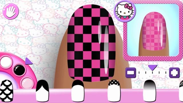Hello Kitty Nail Salon - Learn Nail Art Designs - Play Fun Nail Salon Dress Up Games For Girls смотреть онлайн