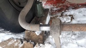 ремонт. кронштейны заднего стабилизатора. маз 543203