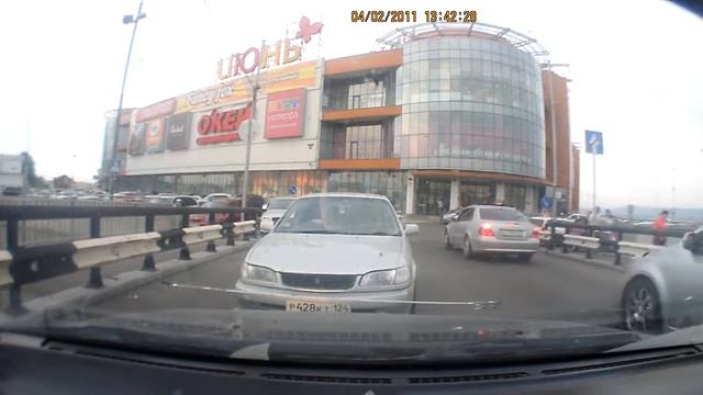 и снова езда под кирпич