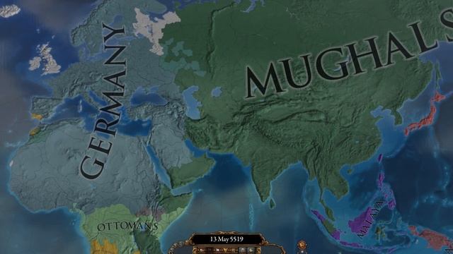 I went on vacation and left EU4 running - EU4 AI Only Timelapse смотреть онлайн
