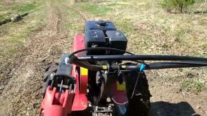 Поездка за дровами на мотоблоке на новых колесах.