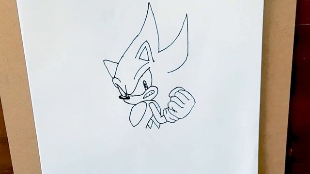 How To Draw Super Sonic | Drawing Tutorial смотреть онлайн