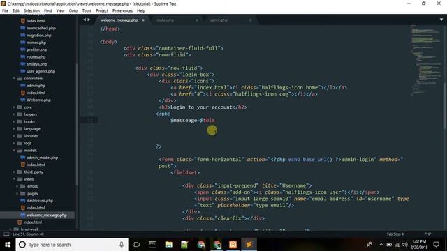 Codeigniter bangla tutorial 13 (login logout) смотреть онлайн