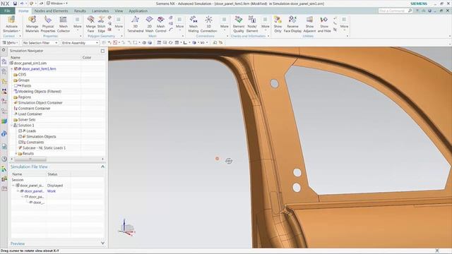 LMS Samtech Samcef Advanced Simulation Environment in NX 10 смотреть онлайн