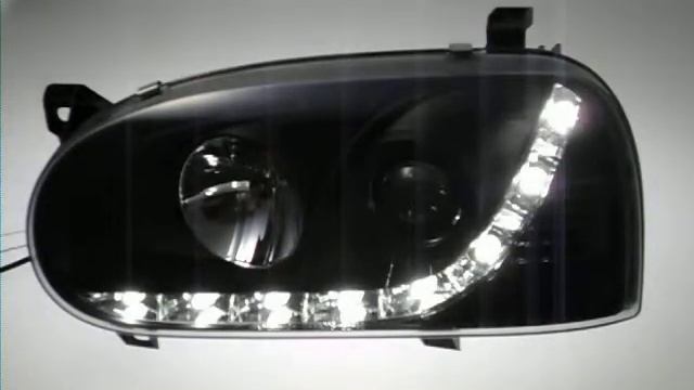 SW-DRL Scheinwerfer VW Golf 3 black LED Tagfahrlicht R87 by SW-Tuning смотреть онлайн