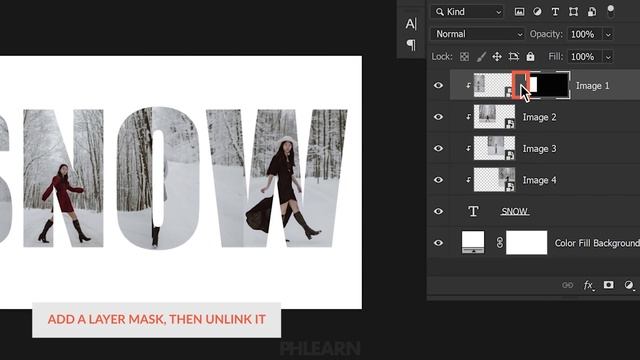 How to Put an Image inside of Text in Photoshop | Quick Tips смотреть онлайн