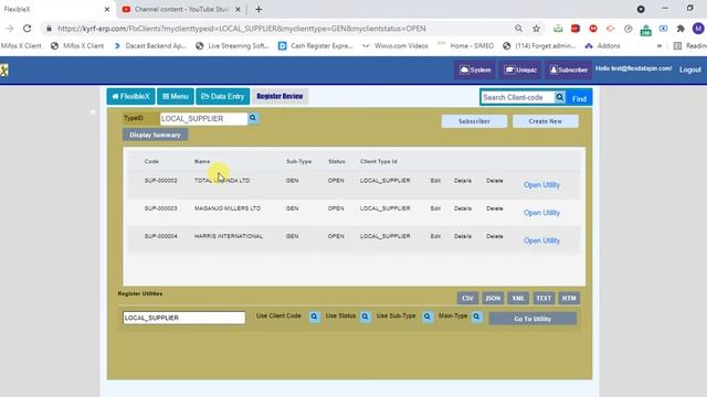 How to Review Register (Customers, Suppliers, Employees) & Exporting to Excel csv смотреть онлайн