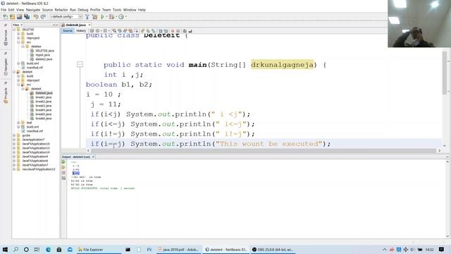 relational and logical operators in java смотреть онлайн