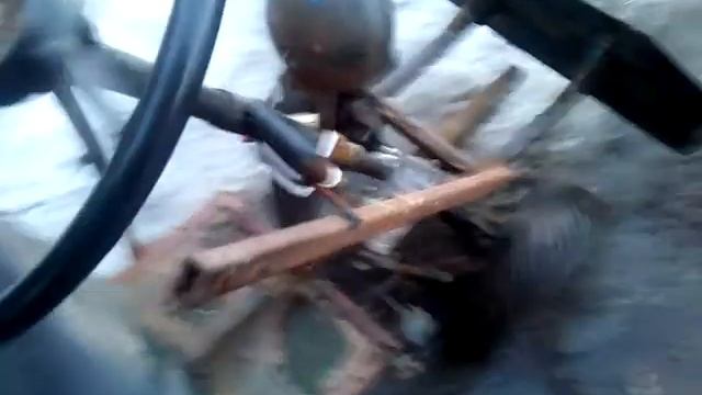 Минитрактор из мотоблока, рычаги управления. смотреть онлайн