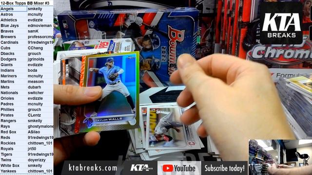 KTA BREAKS - 12 BOX 2021 TOPPS BASEBALL MIXER RANDOM TEAMS W/ BOWMAN, FIVE STAR, UPDATE AND MORE смотреть онлайн