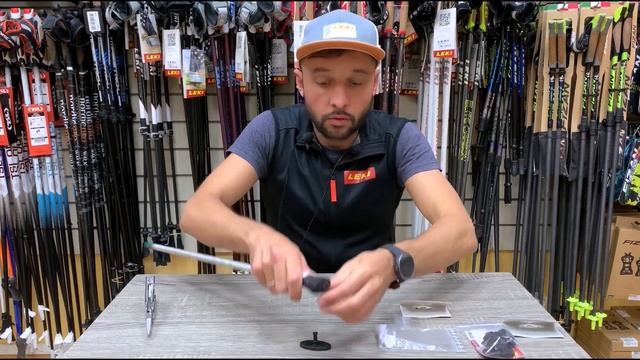 Leki Smart tip pad set замена фиксирующего элемента наконечника смотреть онлайн