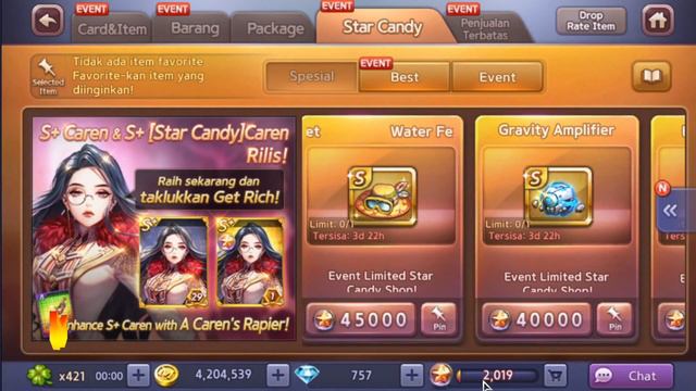 EVENT STAR CANDY CAREN DAN TIPS MENAMBAH KEY JACKPOT (LINE LET'S GET RICH) смотреть онлайн